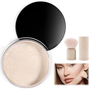 Allura Beauty Blurring Powder, Currentlye Polvo Compacto, Beauty Pink Setting Powder, Beauty Blurring Setting Powder, Beauty Setting Powder, Waterproof Matte Perfection Pressed Powder(#6)