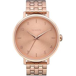 Nixon dames analoog kwarts horloge met roestvrij stalen armband A1090897-00