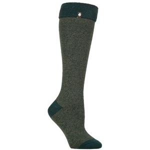 HEAT HOLDERS Sockshop Thermosokken voor dames, 1,6 TOG, lange gevoerde rijsokken voor buiten, warm, maat 37-42, Amaryllis Twist smaragdgroen/olijf, 37-42 EU