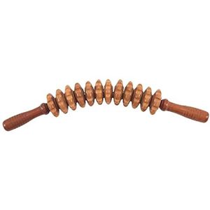 Draagbare Houten Massage Roller Houten Geschenken voor Spier Dij Taille 12 Wielen