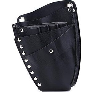 PXAMORTEL Kapperstas 1 stuks PU-lederen kappersholstertashouder Klinknagelclipstas met heup-schouderriem Kappershaarschaartas Haargereedschap Kapperstas