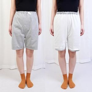 Incontinence ondergoed voor volwassenen, voor beddengoed, drie lagen, waterdichte broek voor mannen en vrouwen, ademend en wasbaar, urinaire lekbeschermende broek voor ouderen (cropped pants, M)