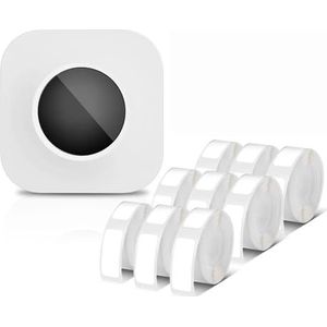 Q30S Label Maker Machine Mini Pocket Bluetooth Thermische Labelprinter DIY Datum Sticker Label Machine Verschillende Labelpapier Helder Afdrukken(White F)