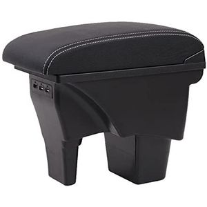 Auto Armsteun Opbergdoos Armsteun Doos Centrale Opbergdoos Auto Accessoires Auto Armleuningen USB Licht Armsteun Doos Voor Suzuki Voor Vitara Armsteun Opbergdoos(A3)