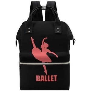 Ballet Dansen Meisje Grote Capaciteit Tas Laptop Rugzak Reizen Rugzak Zakelijke Dagrugzak Computer Tassen