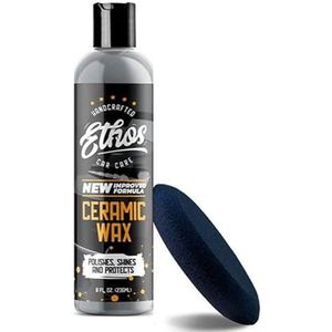 Keramische was voor vloeibare beschermende verf, autoafdichtmiddel gevuld met nano-coatingtechnologie! Zo gemakkelijk aan te brengen als carnaubawax! Spiegel als natte afwerking (46 ml) Ethos