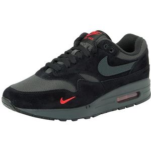 Nike FV6910-001 Air Max 1 Heren, Black/Antraciet-University Red EU 41, Black Anthracite University Red, 41 EU