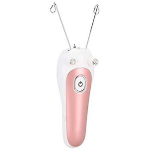 Elektrische epilator met draad, oplaadbare epilator met katoenen draad, epilator voor gezicht, armen en benen