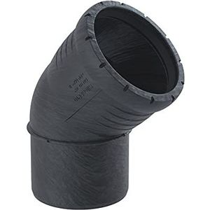 Geberit 393.422.14.1 Silent-PRO boog 45 graden, grijs