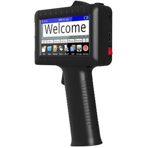 Brede codeertoepassingen Inkjetprinter Labelprinter Karakter Datum QR-code Pijpstickerprinter for verpakkingsproductie Lichtgewicht en handig(Printer no ink)