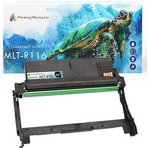 Printing Pleasure Trommel Compatibel met MLT-R116 voor Samsung Xpress SL-M2625 M2625D M2675FN M2825DW M2825ND M2835 M2875FD M2875FW M2875ND M2885 M2885FW - Zwart, Hoge Capaciteit (9,000 Pagina's)