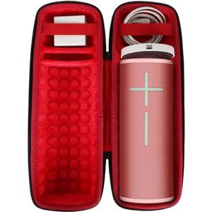 co2CREA Harde Reizen Case voor Ultimate Ears Megaboom 3 Draadloze Draagbare Bluetooth Luidspreker (Alleen Box) (Rode Case met Power Up Base)