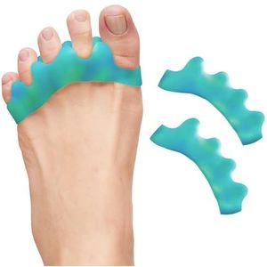 ZenToes Siliconen teenafstandhouders voor de juiste teenuitlijning, eeltknobbels en hamerteenstijltangen - 1 paar (tijden)
