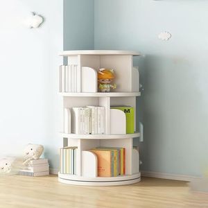 hoge boekenplank Boekenkast Houten Boekenplanken 3/4/5 Tier Vloerstaande Boekenplank Kleine Houten Hoek Display Rack Luxe Staande Boekenkast perfecte weergave