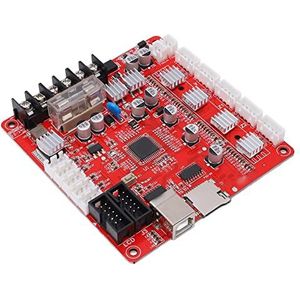3D Printer Moederbord Moederbord Module, 4-weg A4988 Driver Board Motor Usb Interface 3d Printer Accessoires Voor Anet A6, 3-weg Uitgangen Moederbord Stabiele Aandrijving, Goede Warmteafvoer