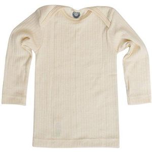 Cosilana, Babyhemd met lange mouwen, 45% KBA katoen, 35% kbT-wol, 20% zijde (natuur, 62-68), naturel, 62 cm