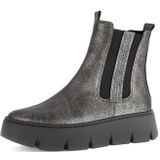 Gabor - Chelsea Boots - Grijs - Suède/Nerfleer - Plat