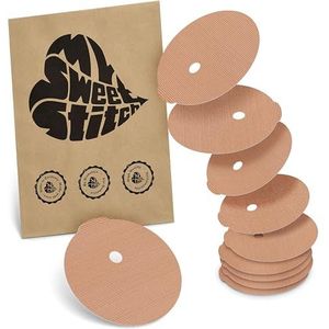 MySweetStitch - 10 x huidvriendelijke UnderPatch voor Dexcom G7 - Latexvrij, huidbescherming zonder irritaties, Made in Germany, beige