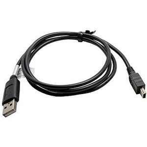USB-kabel, datakabel compatibel met Nokia E51, Mini-USB, 1 meter