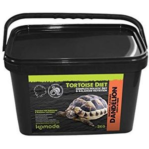 Komodo Compleet Holistisch Schildpaddenvoer Paardebloem 2kg, Gebalanceerd voeding voor Schildpadden, Natuurlijk Schildpaddenvoer