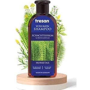 Tresan Paardestaart-shampoo voor dun en futloos haar, dagelijkse hydratatie, ontgifting, antioxidansshampoo, geen parabenen en geen gluten, 300 ml