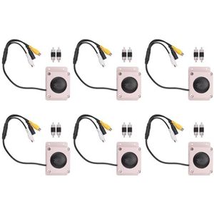 Bdfhjln 6X Microfoon Speaker Apparaat voor Beveiligingscamera Waterdicht voor IP Camera Audio Opname Twee Manier Radio