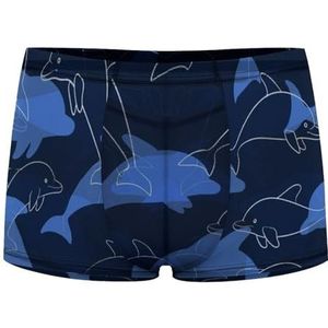 Dolphin Boxershorts voor heren, sexy shorts, mesh boxers, ondergoed, ademende onderbroek, string