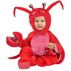 Funidelia | Krab kostuum voor baby Dieren - Kostuum voor baby Accessoire verkleedkleding en rekwisieten voor Halloween, carnaval & feesten - Maat 6-12 maanden - Rood