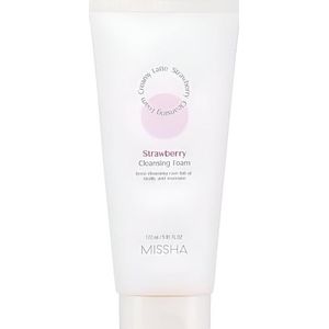 Missha - Creamy Latte Cleansing Foam - Gezichtsreiniger - Aardbei - 172 ml