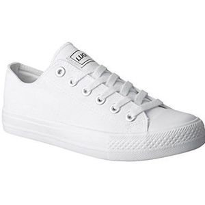 Elara Unisex Sneaker Textiel Sportschoenen Lage Top Chunkyrayan RAllWhite-44