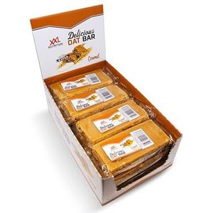 XXL Nutrition - Delicious Oat Bar - Havermoutreep Supplement - Reep van Havemout - Gezonde Snack - 12 Pack - Caramel