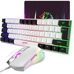Panda - Gaming Toetsenbord - RGB - Bedraad - Inclusief Gaming Muis