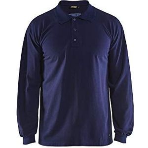 BLAKLADER Polo de travail piqué retardant flamme inhérent 3374 - Marine XXXL - Vêtements de travail