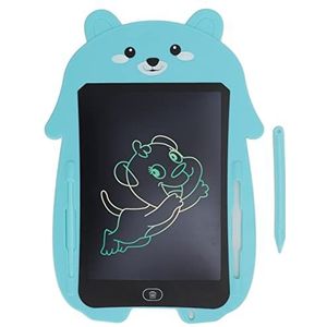 8,5 Inch LCD-schrijftablet, Oogbescherming LCD Kleurrijk Doodle Handschriftpapier Voor 3 Jaar Oud Plus, Educatief Verjaardagscadeau Kinderen Peuter(Light Blue Bear Colored Pen)