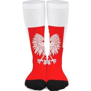 Polen Royal Eagle Vlag Sport Sokken Winter Warm Dikke Atletische Kousen Voor Mannen Vrouwen