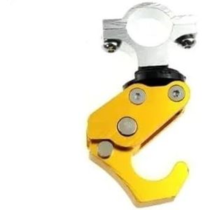Voor HON&DA PCX125 PCX150 PCX160 Heavy Duty Hanger Scooteraccessoires Motorstuurhaken Aluminium Tashaak Helmhouder Duurzame Haak(Goud)