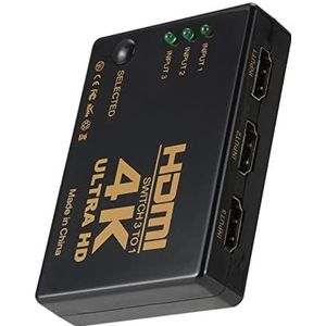 HDMI Switch 4K Switcher 3 In 1 Out HD 1080P Video Kabel Splitter 1x3 Hub Adapter converter for PS4/3 TV Box HDTV PC Voor pc-laptop