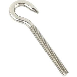 Schroefhaken Schapenoog schroefhaken 304 roestvrij staal meerdere maten 2 stuks(Opening Hook,M5)