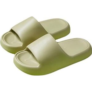 Non-slip Bathroom Slippers,Soft Slippers,Indoor And Outdoor Platform Pool Slippers Shower Slippers (Color : Yellow, Size : 35-36)