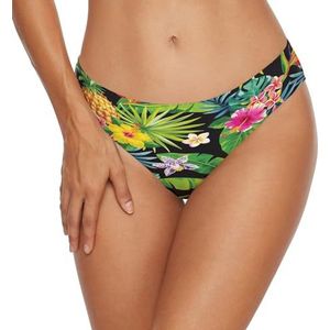 Anantty Badmode voor dames, bikinibroekje, tropische ananas, palmbladeren, bloem, zwembroek, zwembroek, voor meisjes en vrouwen, Meerkleurig, XXL