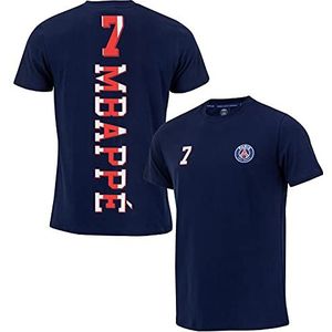 PARIS SAINT-GERMAIN Kylian MBAPPE PSG T-shirt - officiële collectie, Blauw, 10 Jaar
