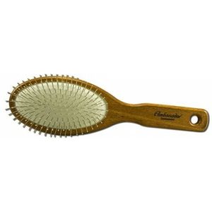 Ambassadeur Hairbrush, houten, grote, ovale/Steel Pins - Fuchs Borstels