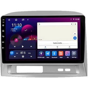 Android 13 GPS Navigation Stereo voor Geely MK 1 2006-2013 9 Inch 2 Din Car Stereo Radio met CarPlay AHD Omgekeerd beeld Bedieningselementen op het stuur Bluetooth(S5 6G+128G)