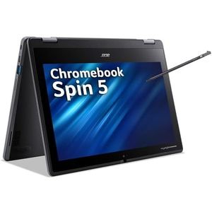 Acer Chromebook SPIN 511 R756TN-TCO N100 4GB/64GB Intel? N 29,5 cm [11.6] Touchscreen HD LPDDR5-SDRAM eMMC Wi-Fi 6E [802.11ax] ChromeOS Zwart (SPIN 511 R756TN-TCO N100 4GB/64 GB/64x) ChromeOS Zwart