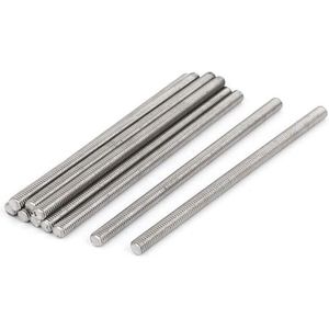 316 roestvrij staal M14 rechtsdraaiende volledig schroefdraadstang, lengte 40-500 mm(M14x120mm (1pcs))