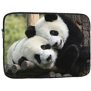 Mooie Pandas Gedrukt Laptop Sleeve Bag Notebook Sleeve Laptop Case Computer Beschermhoes 17 inch
