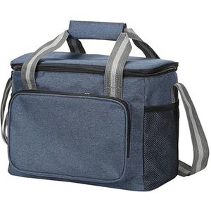 PUYEN 15L thermische tas lunchbox for werk picknicktas auto bolsa koelkast draagbare koeltas voedselrugzak(Color:Blue)