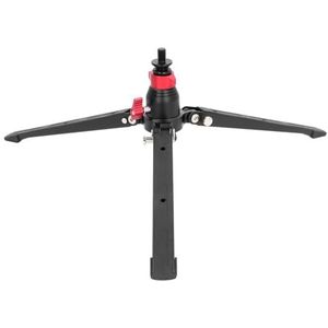 Mini-camerastatief, Aluminium Tafelblad-statief met 3/8 Inch Schroefgat, Belasting Tot 10 Kg, Verstelbare Opnamen voor DSLR-camera-monopods