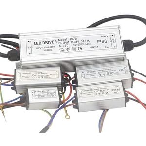 LED Driver 10W 20W 30W 50W 100W Wit/Warm Wit/RGB Chip Voeding Projector Kralen Verlichting Adapter Waterdicht (Kleur: Single Color Driver, Maat: 100W)