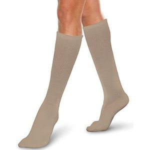 Therafirm Therafirm Compressiekousen voor dames en heren, kerngesponnen licht, gegradueerde compressiekousen van 10-15 mmhg (kaki, medium)